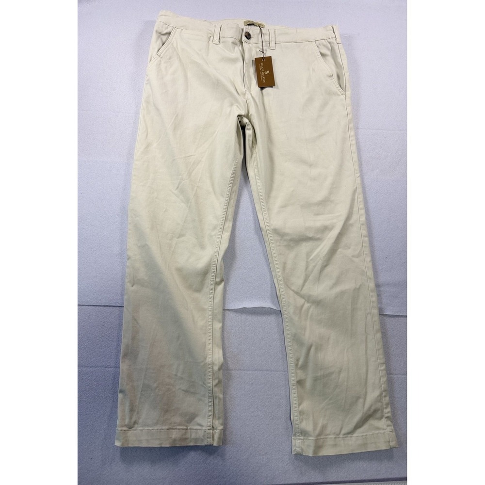 Elliot Mulryan Chino Men Pants Size 38X30 Khaki Beige  Tan Preppy Business